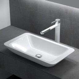 Umywalka nablatowa z konglomeratu 58 x 34 - ROBI SWISS MEYER