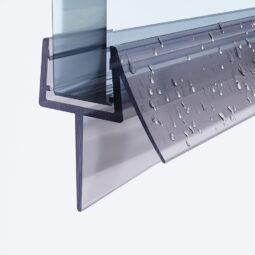 Uszczelka dolna z okapnikiem - szyba 8 mm - pióro 16mm