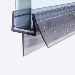 Uszczelka dolna z okapnikiem - szyba 8 mm - pióro 9mm