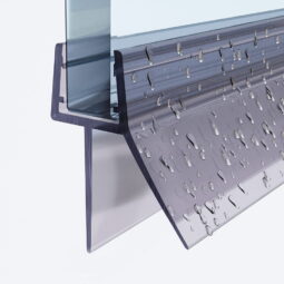 Uszczelka dolna z okapnikiem - szyba 6 mm - pióro 23 mm