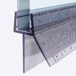 Uszczelka dolna z okapnikiem - szyba 6 mm - pióro 30 mm