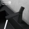 Bateria umywalkowa niska WH-313 CZARNA - obrazek 3