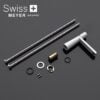 Bateria umywalkowa wysoka WH-313-L CZARNA - obrazek 7