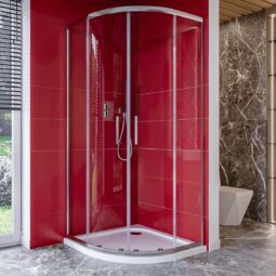 Kabina prysznicowa prysznicowa półokrągła przesuwna MS600