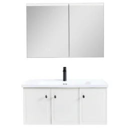 Zestaw Szafka - 100cm, umywalka, lustro z szafką - SU-819 - SWISS MEYER