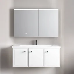 Zestaw Szafka - 100cm, umywalka, lustro z szafką - SU-819 - SWISS MEYER