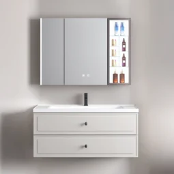 Szafka z umywalką i lustrem SU820 100 cm