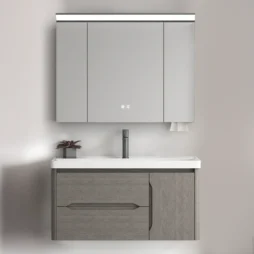 Zestaw Szafka - 100cm, umywalka, lustro z szafką - SU-839 - SWISS MEYER