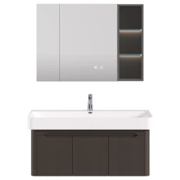 Zestaw Szafka - 100cm, umywalka, lustro z szafką - SU-840 - SWISS MEYER